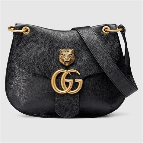 bas gucci|gucci leather shoulder bag.